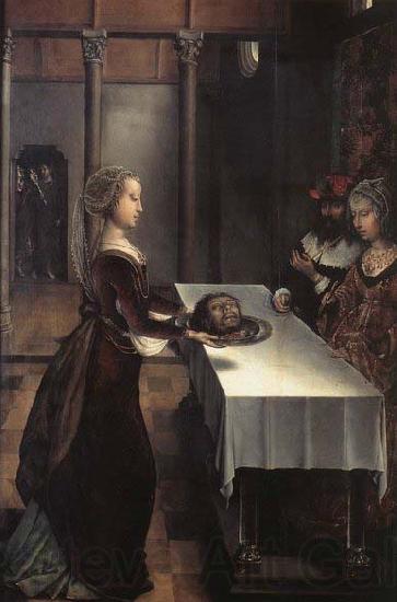 Juan de Flandes Herodias- Revenge Spain oil painting art